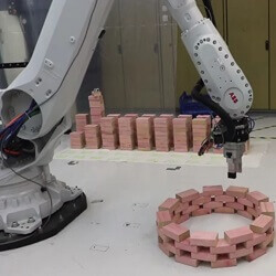 ساخت دیوار پارامتریک با استفاده از ربات