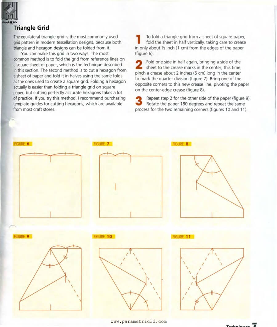 کتاب Origami Tessellations